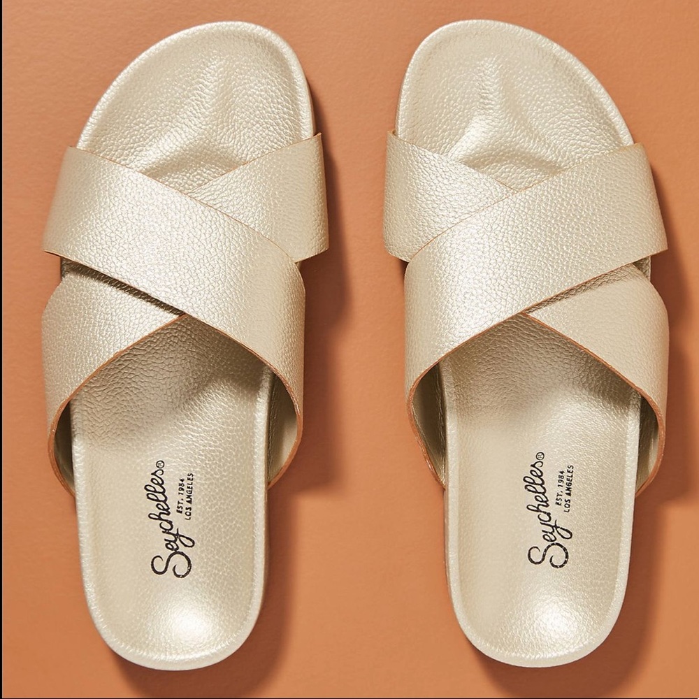 NEW Anthropologie Seychelles Leather Sandals 10